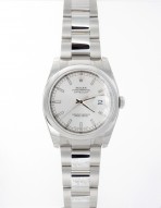 Pre-Owned 36mm Rolex Stainless Datejust  with Silver Dial